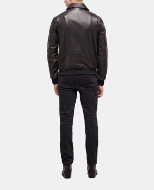 The Kooples HERREN BLACK schwarze lederjacke