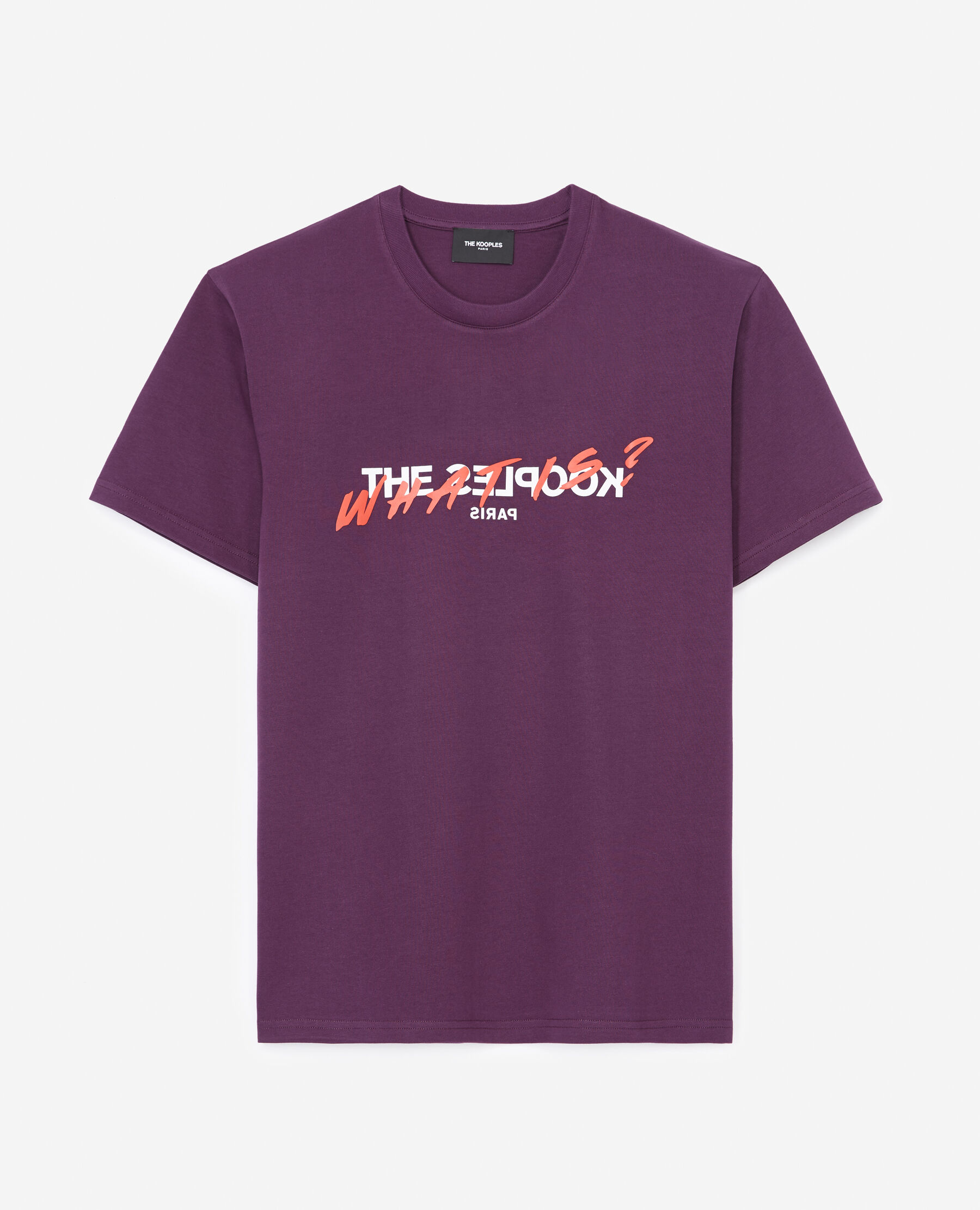 Purple cotton t store shirt