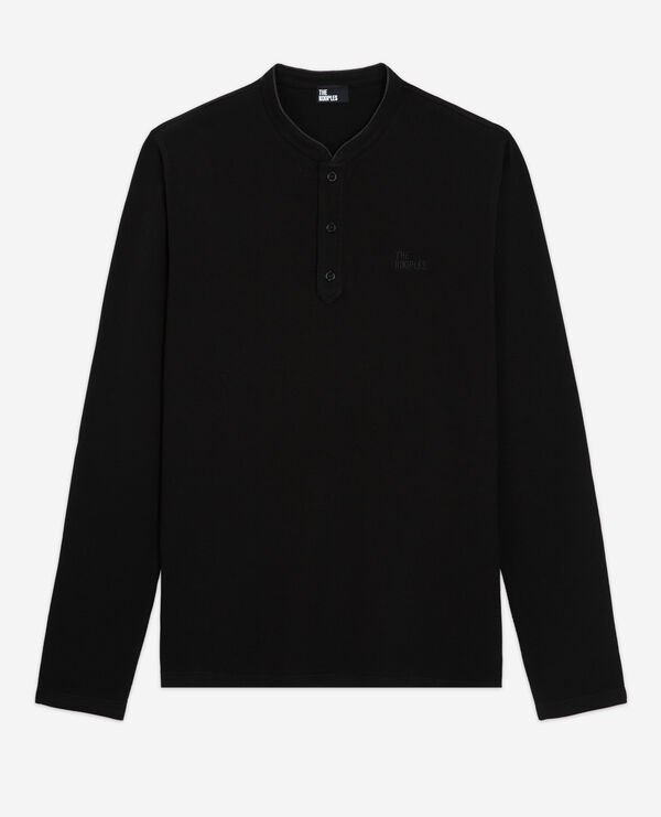The Kooples black logo polo