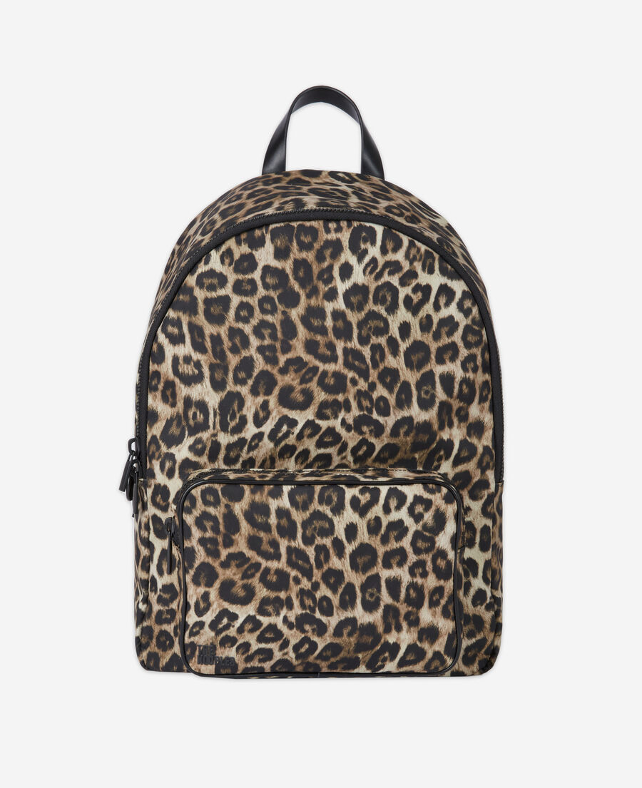 Leopard print backpack | The Kooples - US