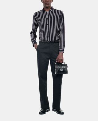 The Kooples MEN BLACK WHITE printed shirt