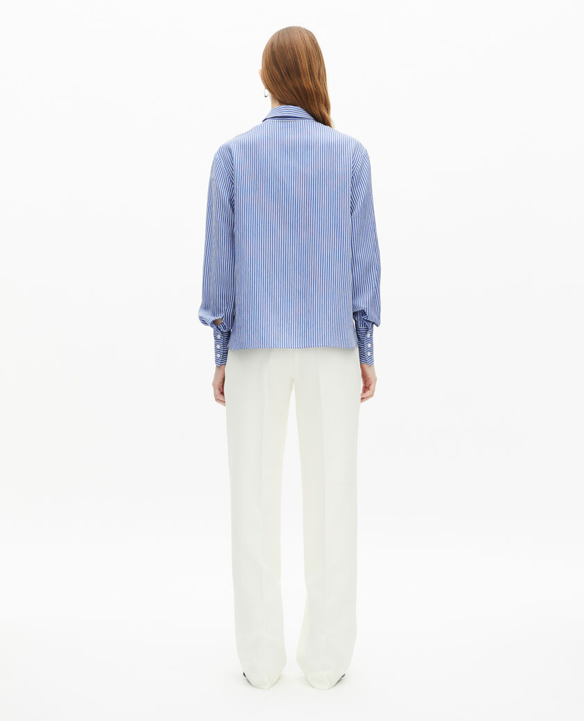 The Kooples WOMEN BLUE WHITE striped shirt