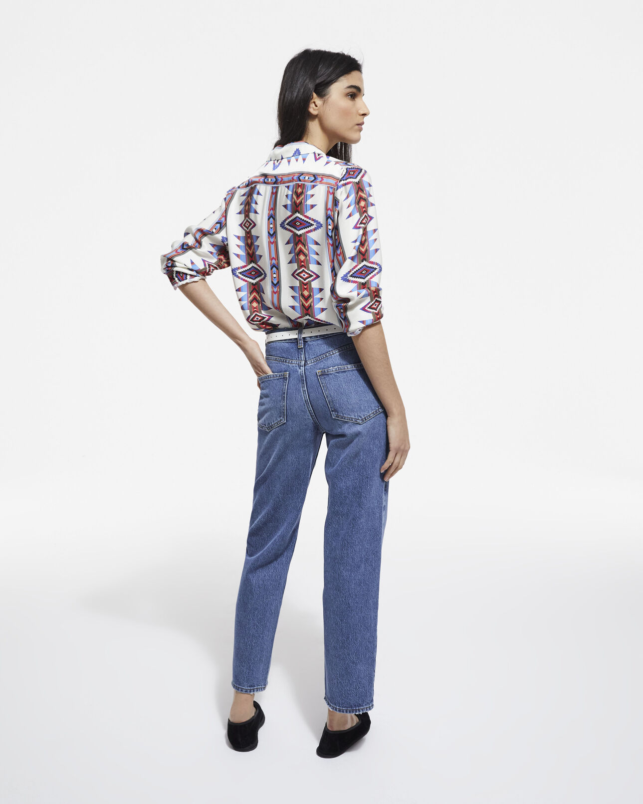 The Kooples MUJER MULTICOLOR camisa estampada