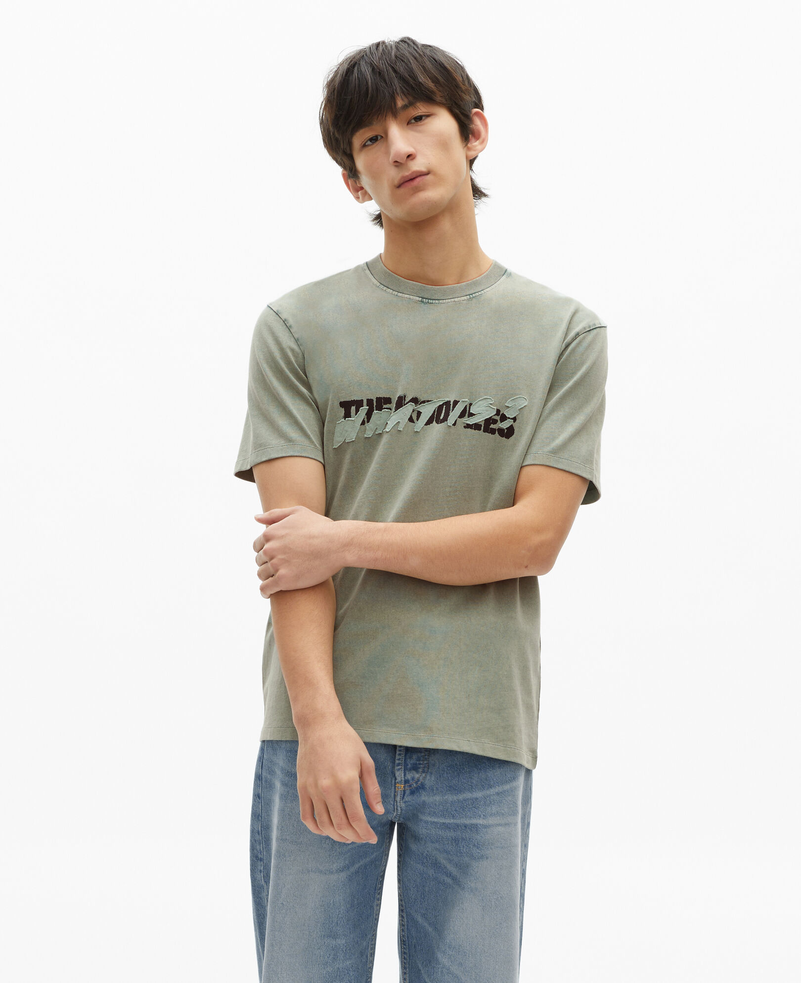 The Kooples HOMBRE BLUE/GREEN ¿qué es la camiseta verde?
