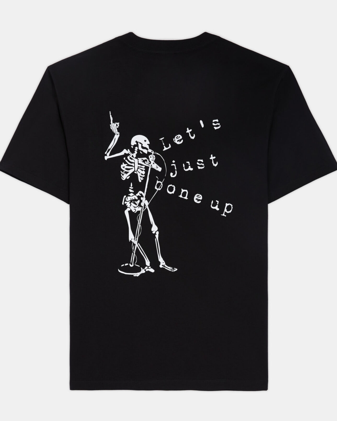 The Kooples MEN BLACK black screen print t-shirt