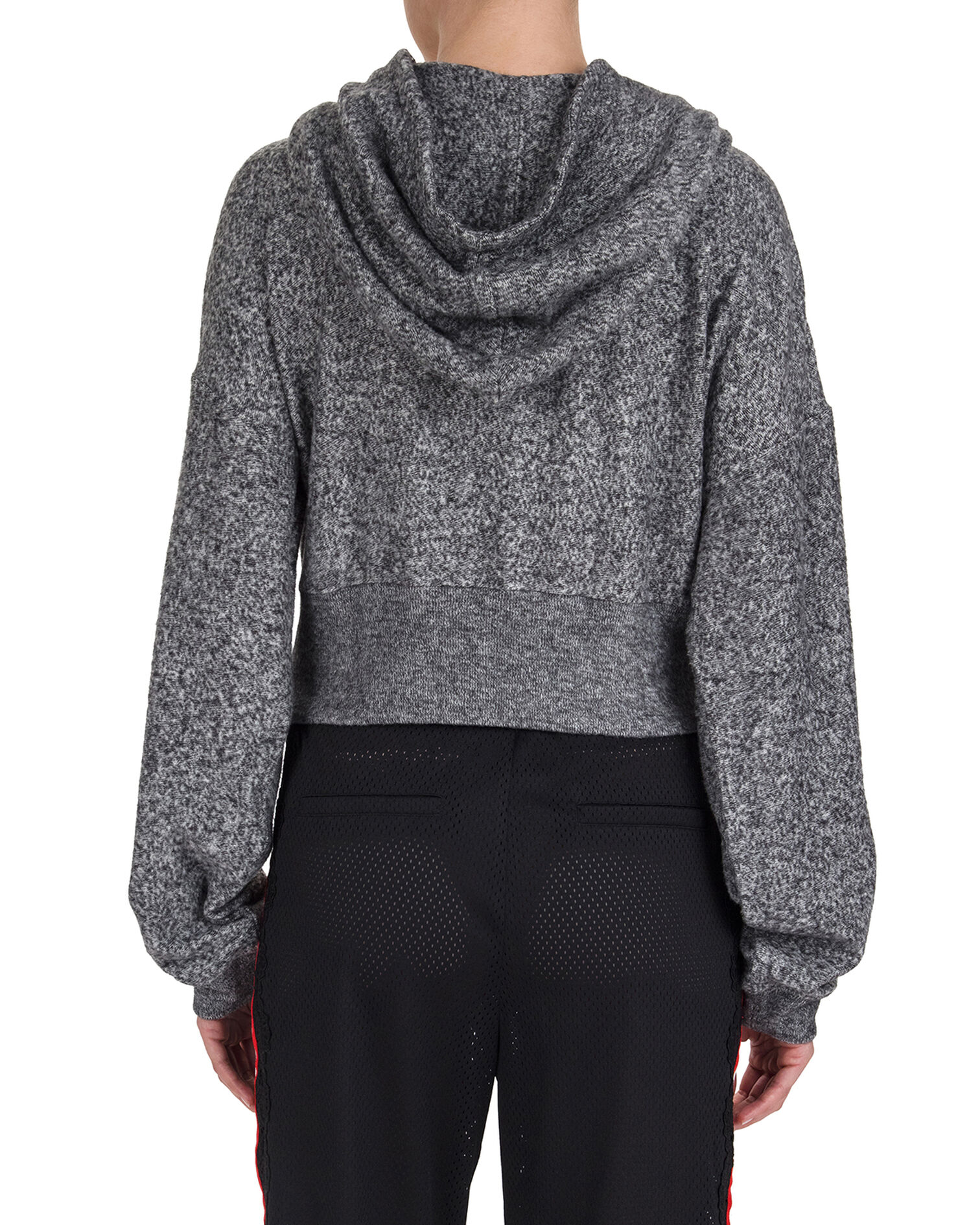 Sweatshirt gris à capuche, GREY MELANGE, hi-res image number null