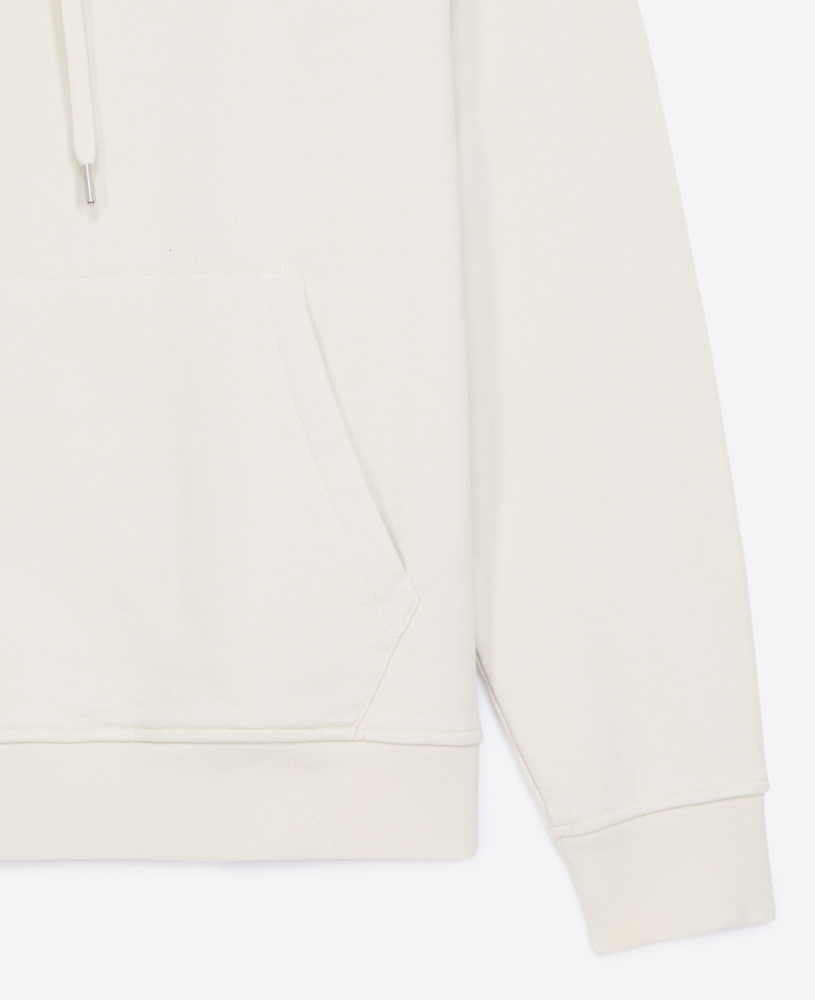 The Kooples MEN OFF WHITE black logo hoodie