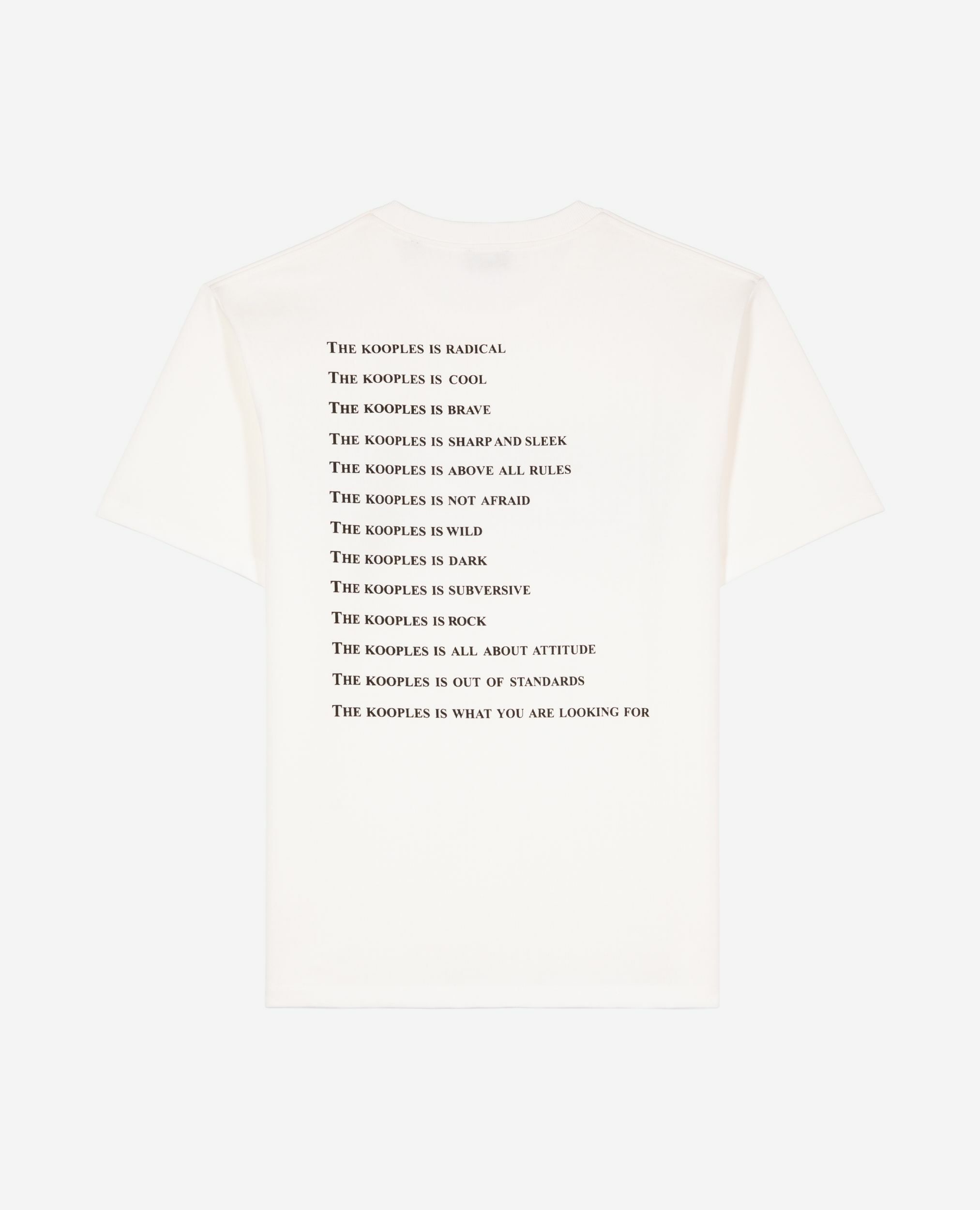 What is white rhinestone T-shirt, WHITE, hi-res image number null