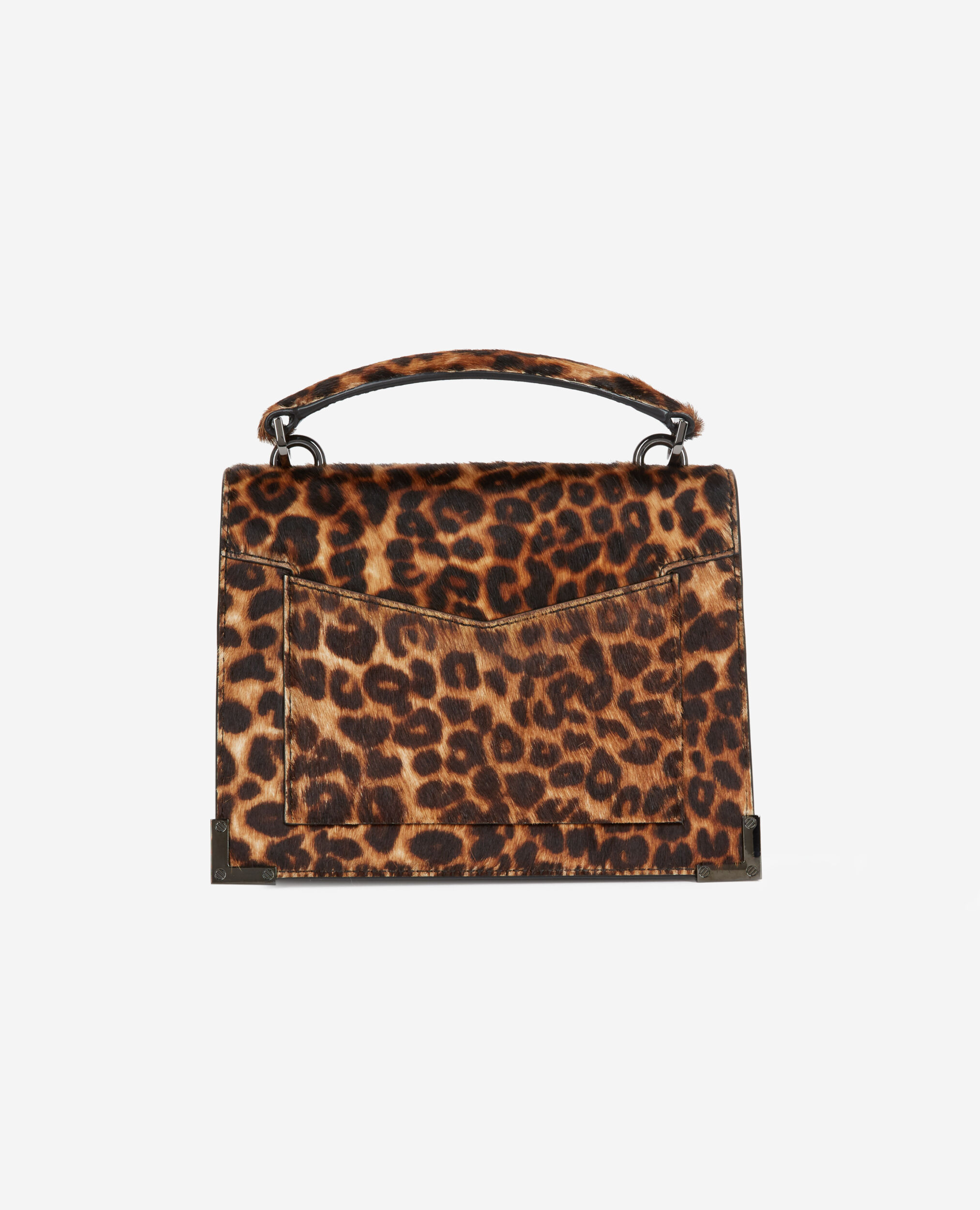 Small Emily bag in leopard print leather