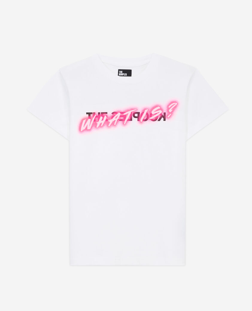 The Kooples FEMME WHITE t-shirt what is néon blanc