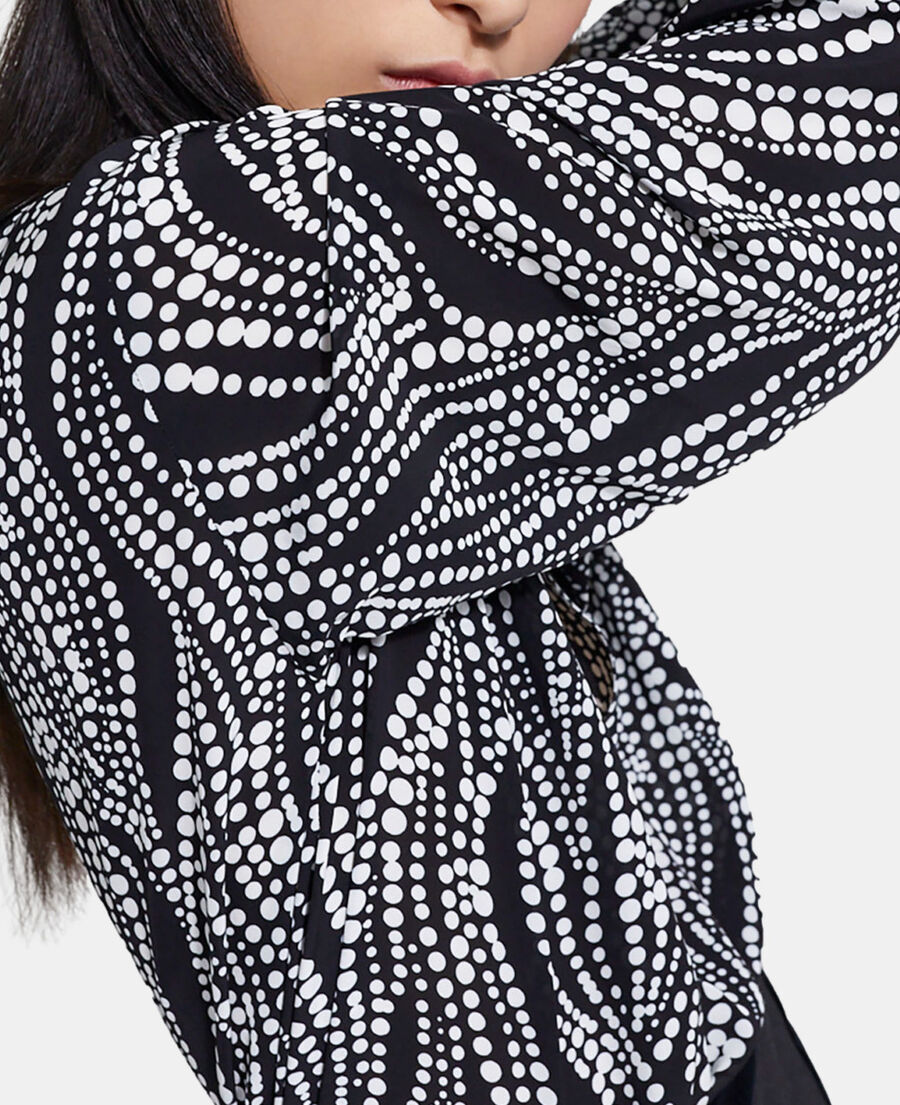 The Kooples F BLACK WHITE printed top