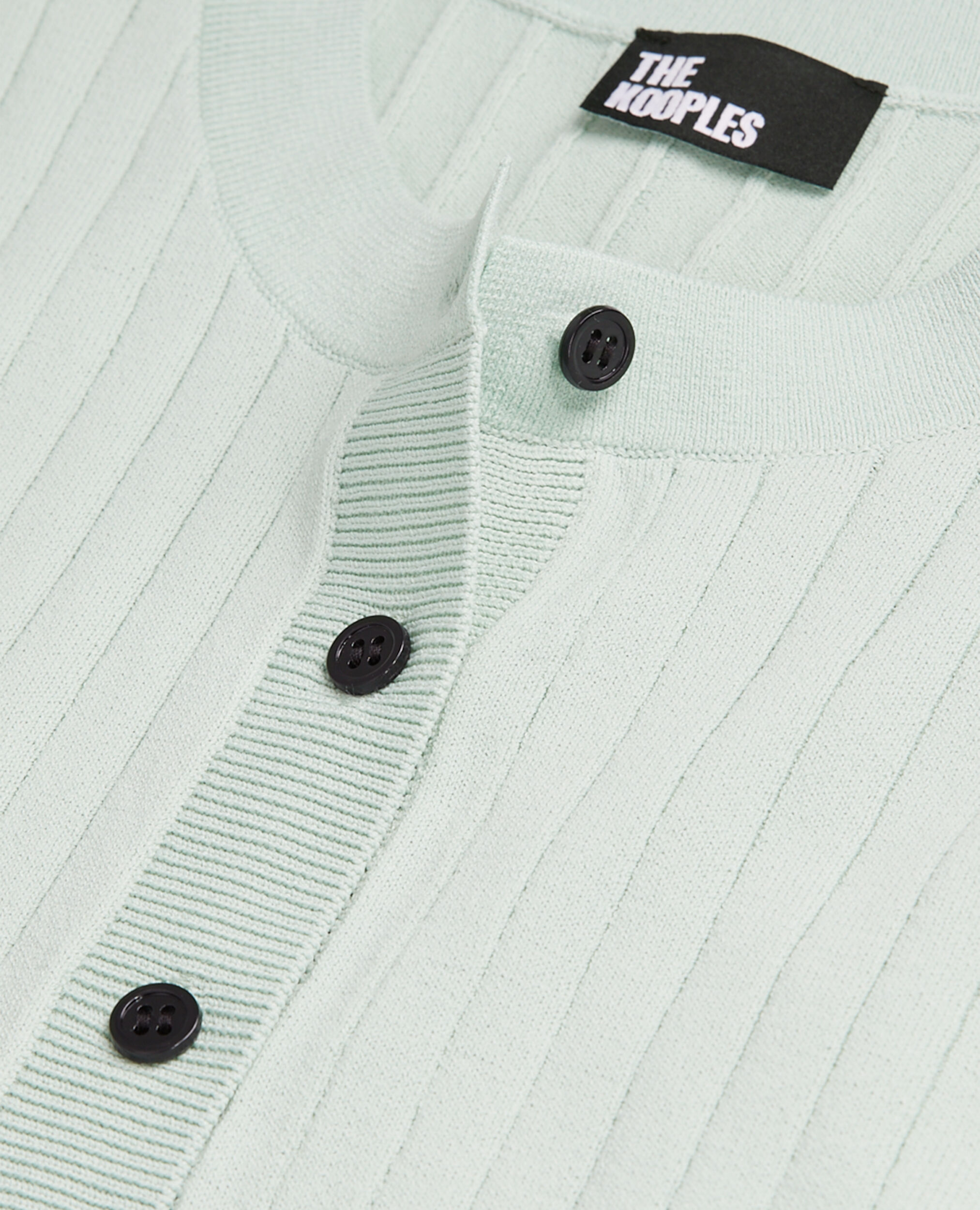 Short ribbed light green cardigan, OCEAN, hi-res image number null