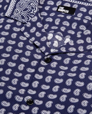 The Kooples HERREN BLUE bedrucktes hemd