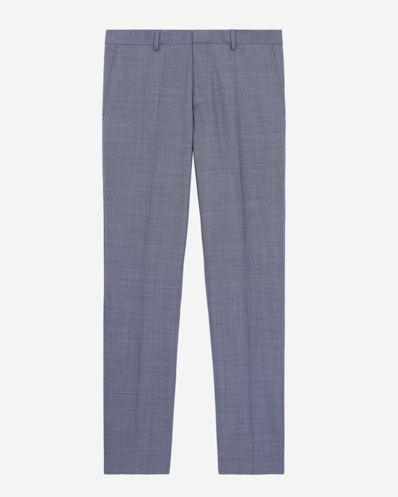 The Kooples HERREN LIGHT BLUE grau-blau karierte anzughose aus wolle