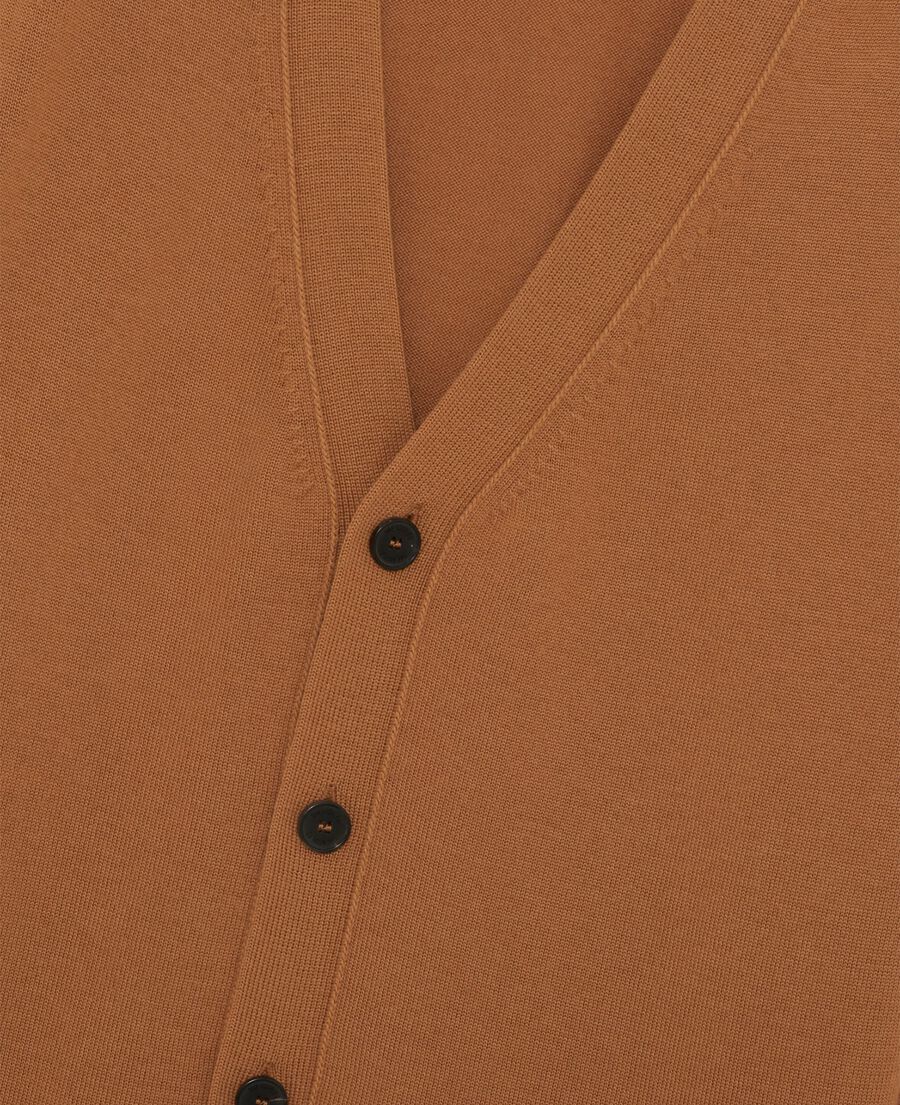 The Kooples HOMME CAMEL cardigan camel