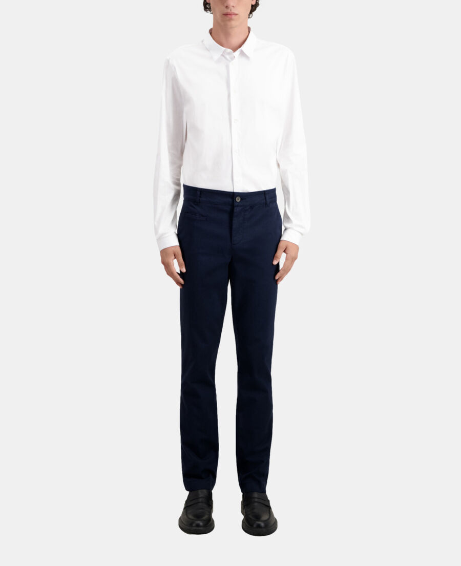 pantalon chino bleu marine