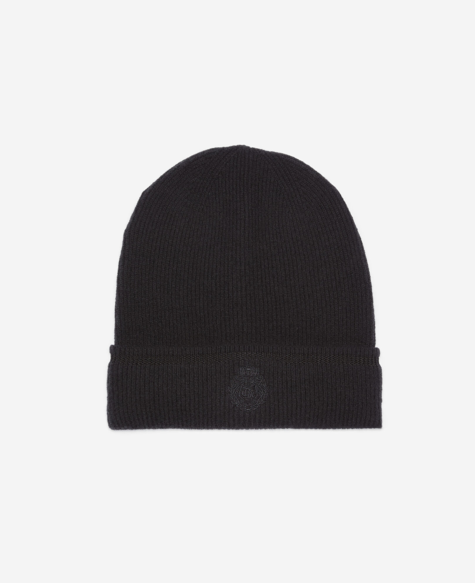 The Kooples MIXTE BLACK bonnet en cachemire noir