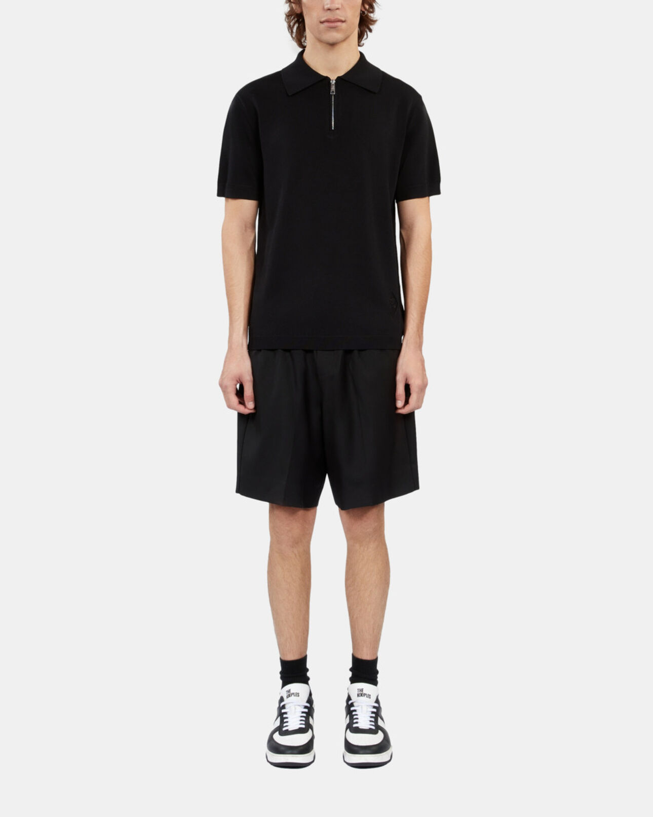 The Kooples HOMBRE BLACK camisa polo negra punto