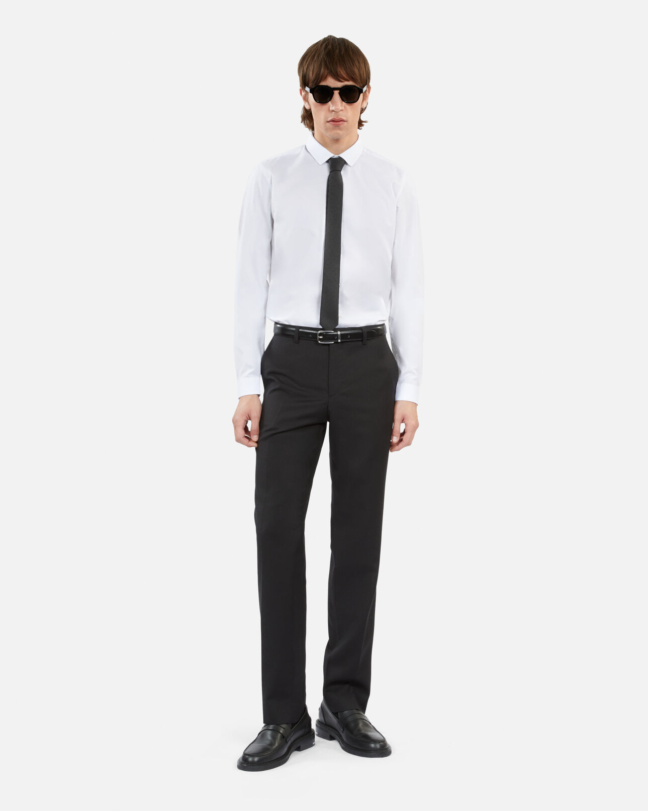 The Kooples MEN WHITE white cotton formal shirt