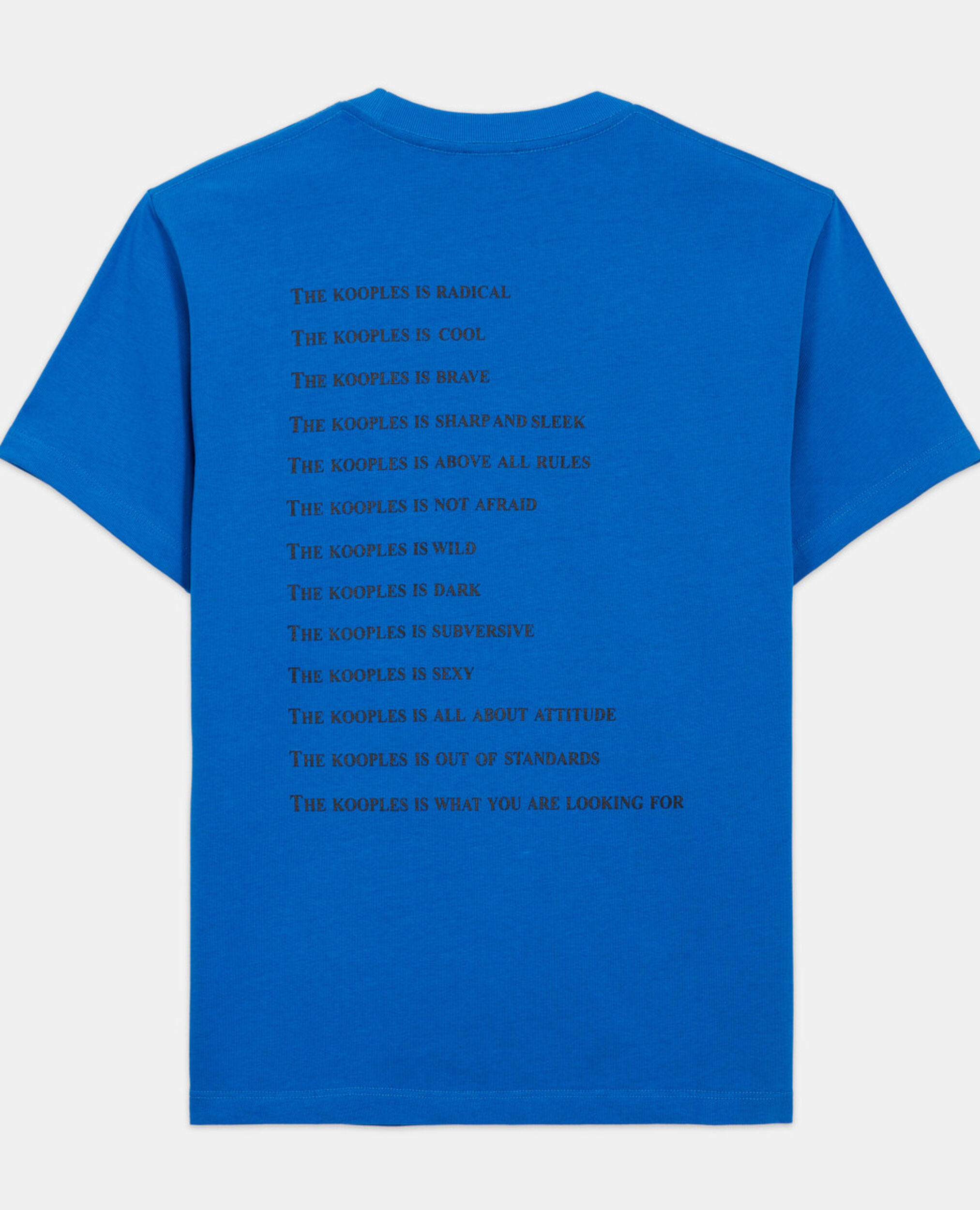 What is blue T-shirt, INK BLUE, hi-res image number null