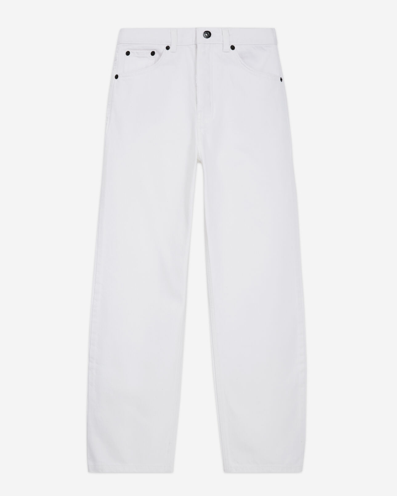 The Kooples FEMME WHITE jean droit blanc
