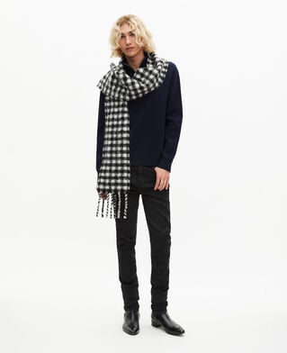 The Kooples HOMME NAVY pull col camionneur double face marine