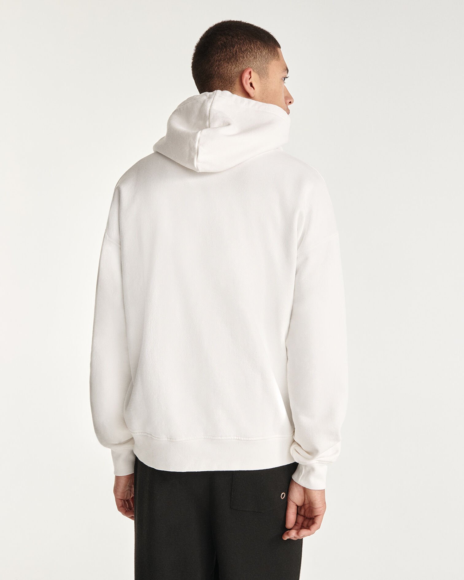 Weißes Sweatshirt mit Kapuze, ECRU, hi-res image number null