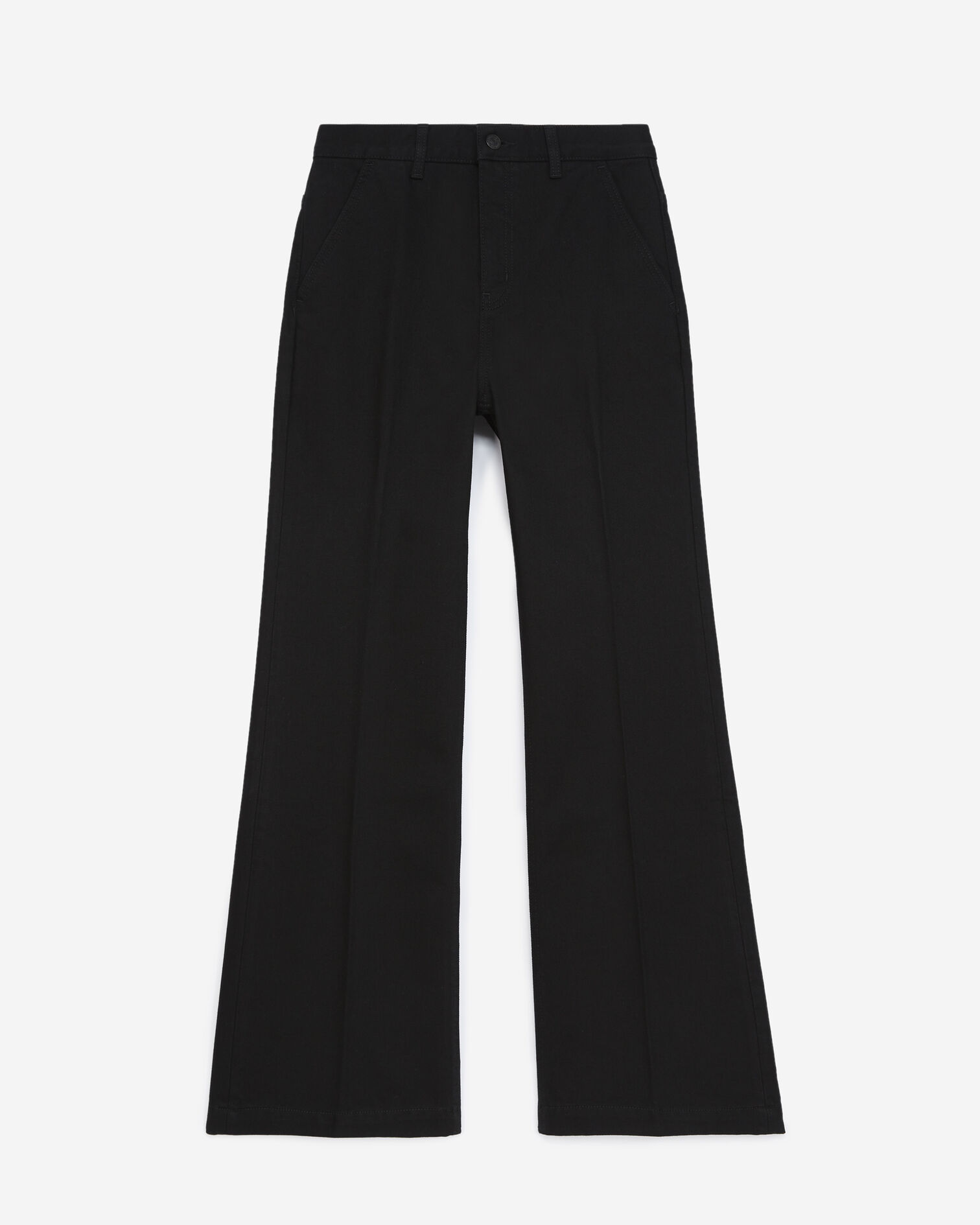 Jeans schwarz gerade Seitentaschen, BLACK DENIM, hi-res image number null
