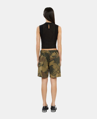 The Kooples DAMEN CAMOUFLAGE_01 camouflage-shorts aus denim