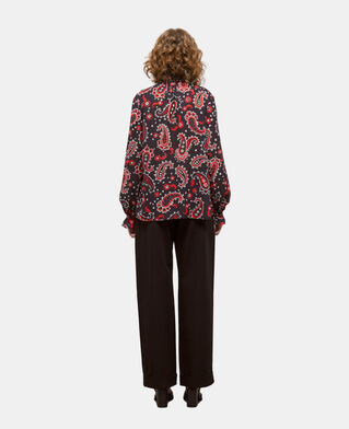 The Kooples F BLACK - RED printed blouse