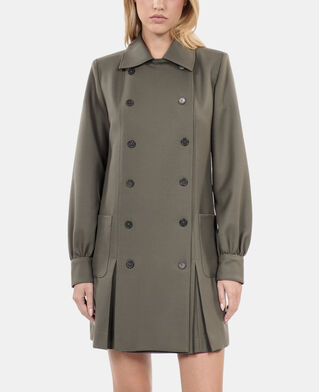 The Kooples F KAKI khaki short tailored dress