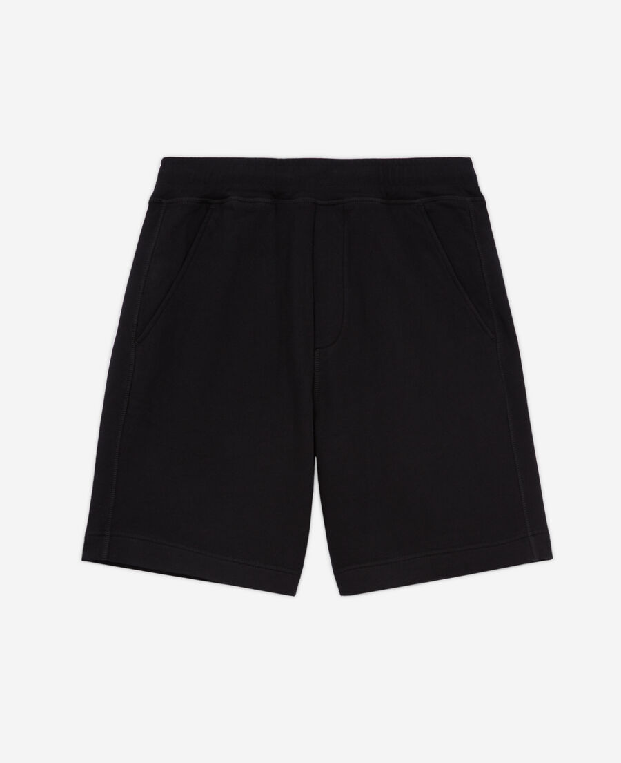 black fleece shorts