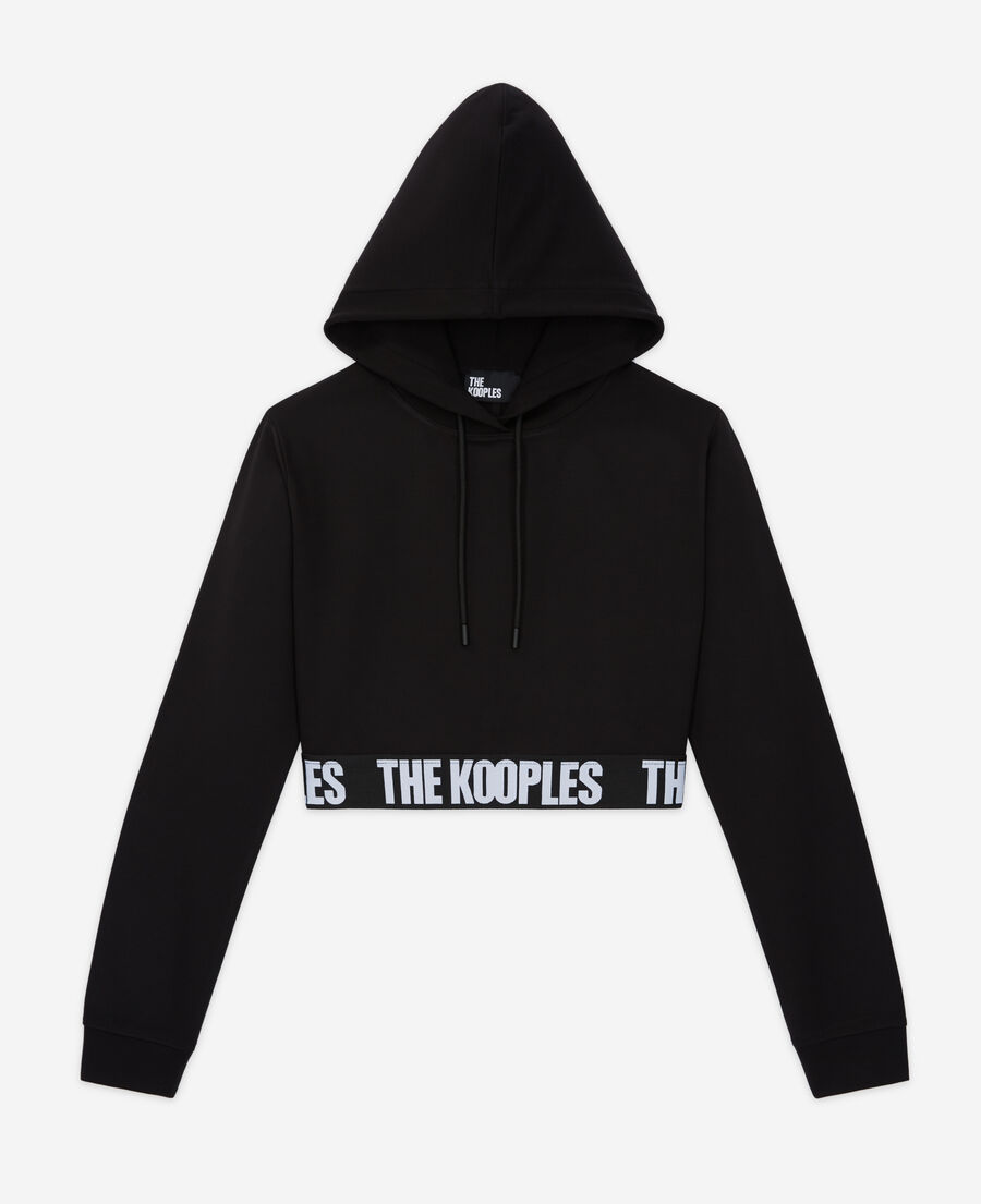 hooded sweatshirt with logo