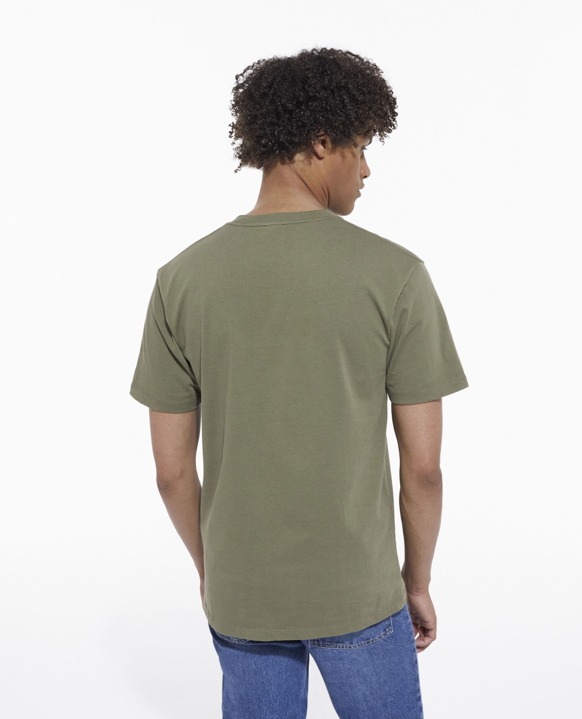 Khaki T-shirt, OLIVE NIGHT, hi-res image number null