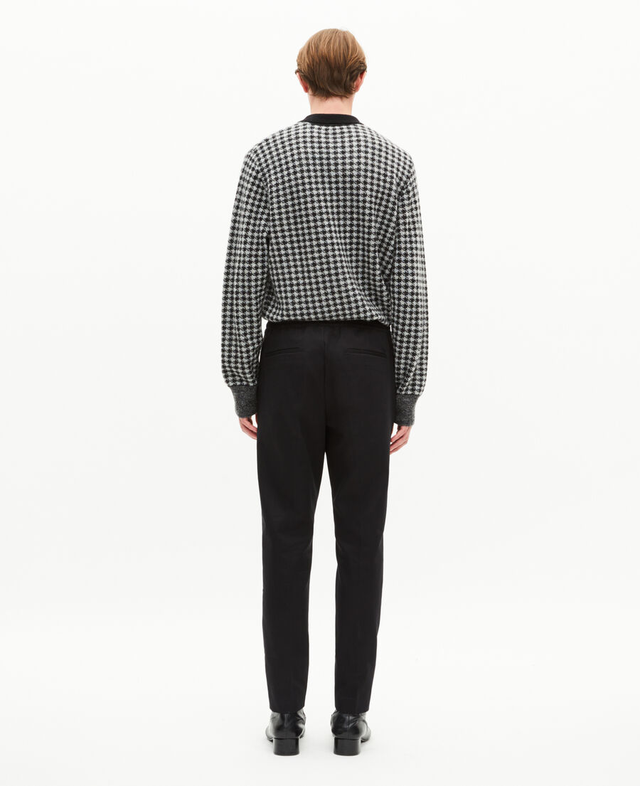 The Kooples HOMBRE BLACK pantalones rectos negros