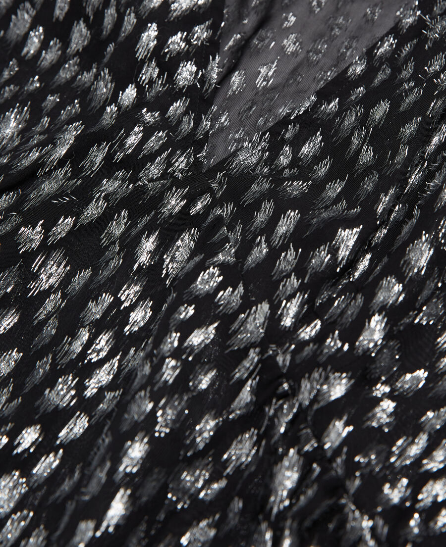 The Kooples F ANTIC SILVER leopard-print top