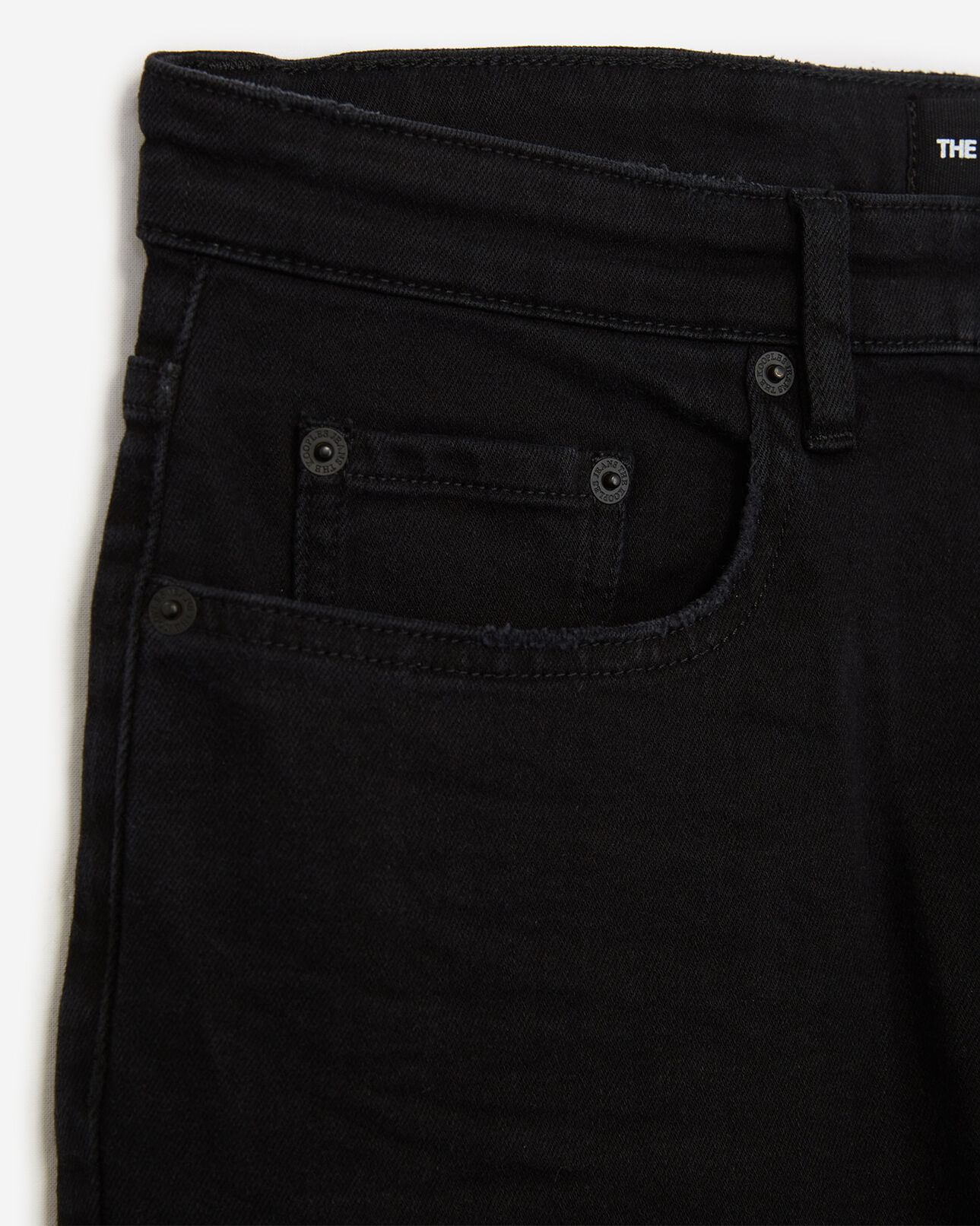 The Kooples HOMME BLACK WASHED jean skinny noir
