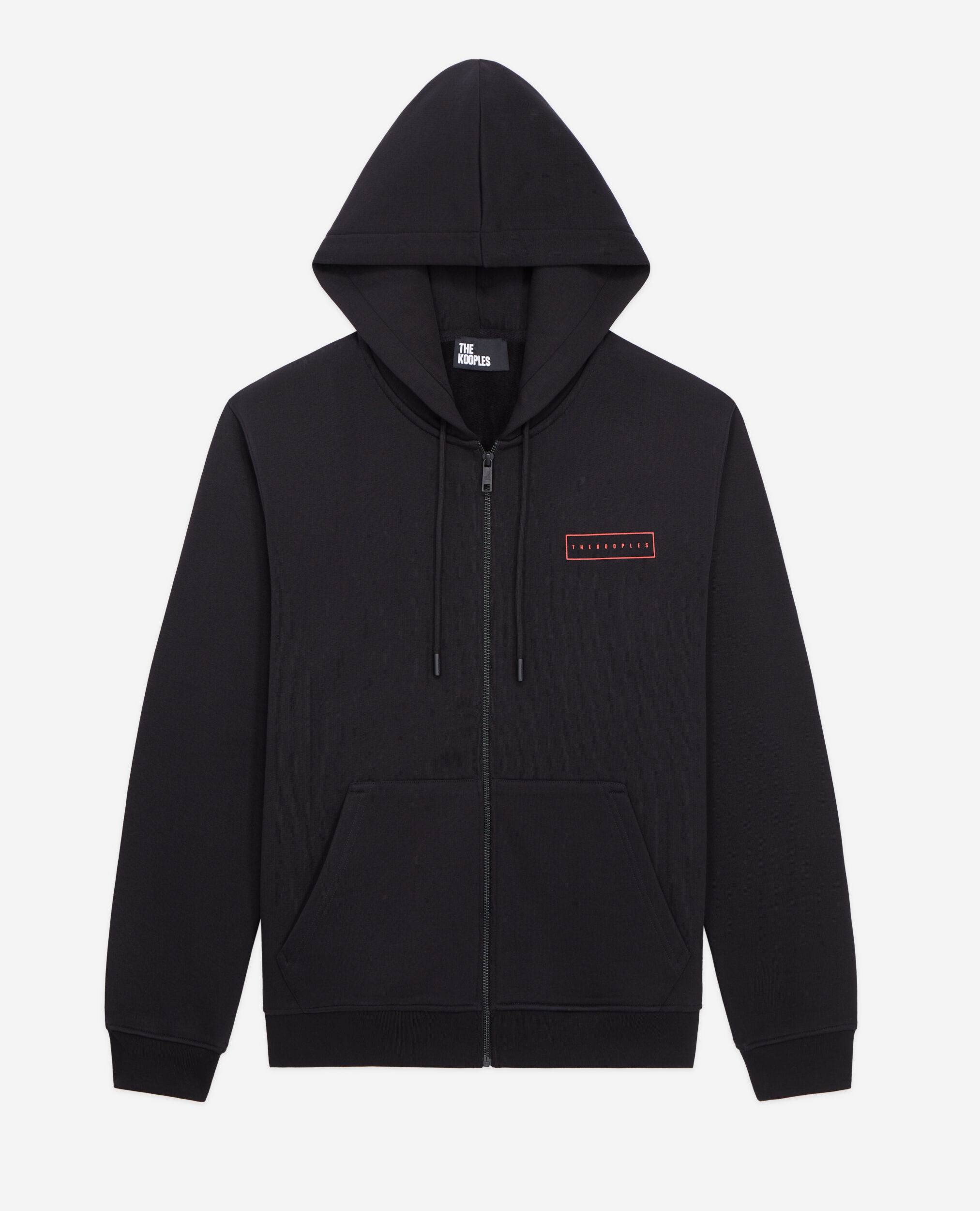 Sweatshirt à capuche noir avec sérigraphie X Rated, BLACK, hi-res image number null
