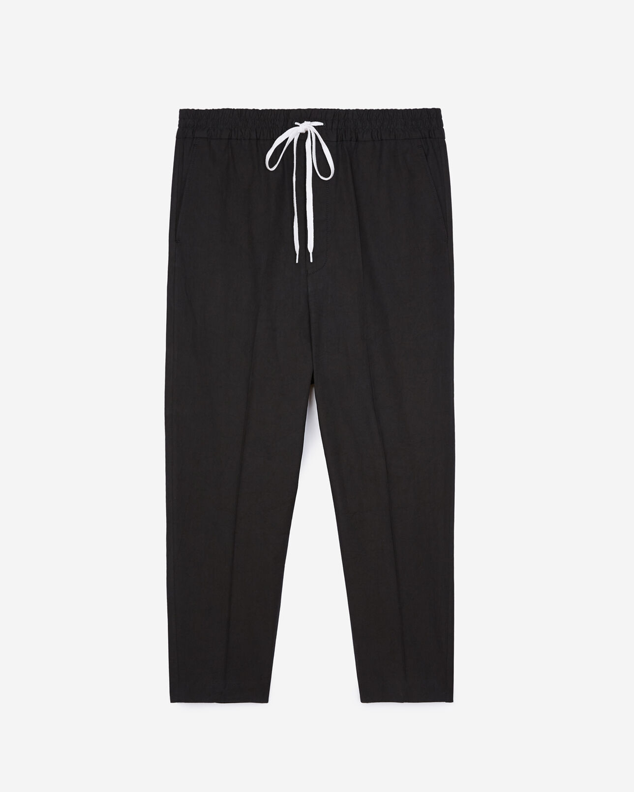The Kooples HERREN BLACK schwarze chino aus baumwolle und lyocell