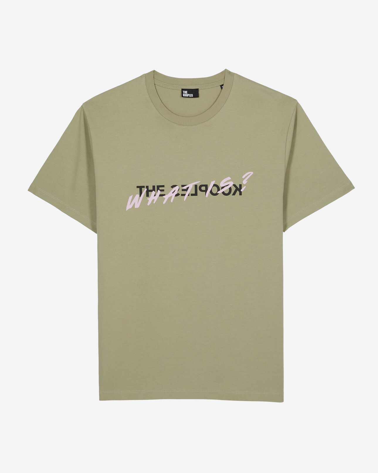 The Kooples MEN KAKI GREY light green what is t-shirt