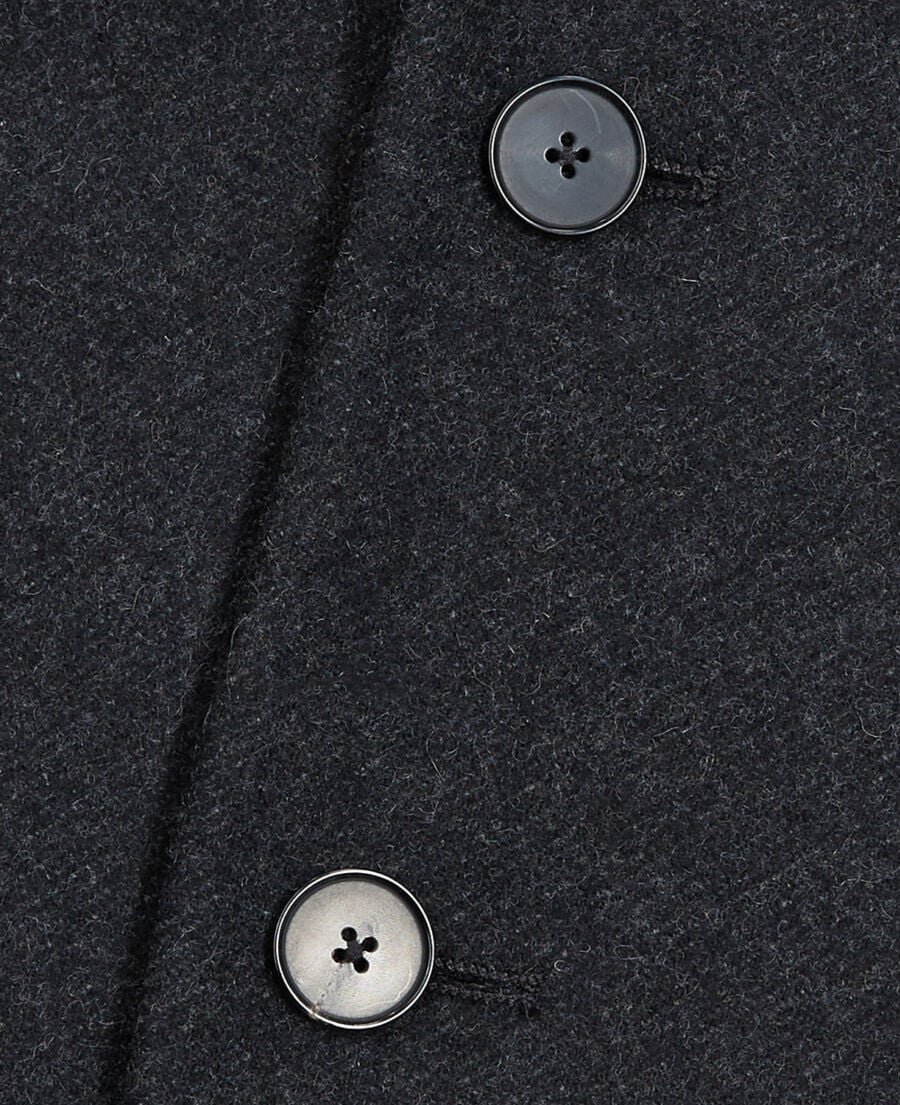 The Kooples H DARK GREY gray wool suit jacket