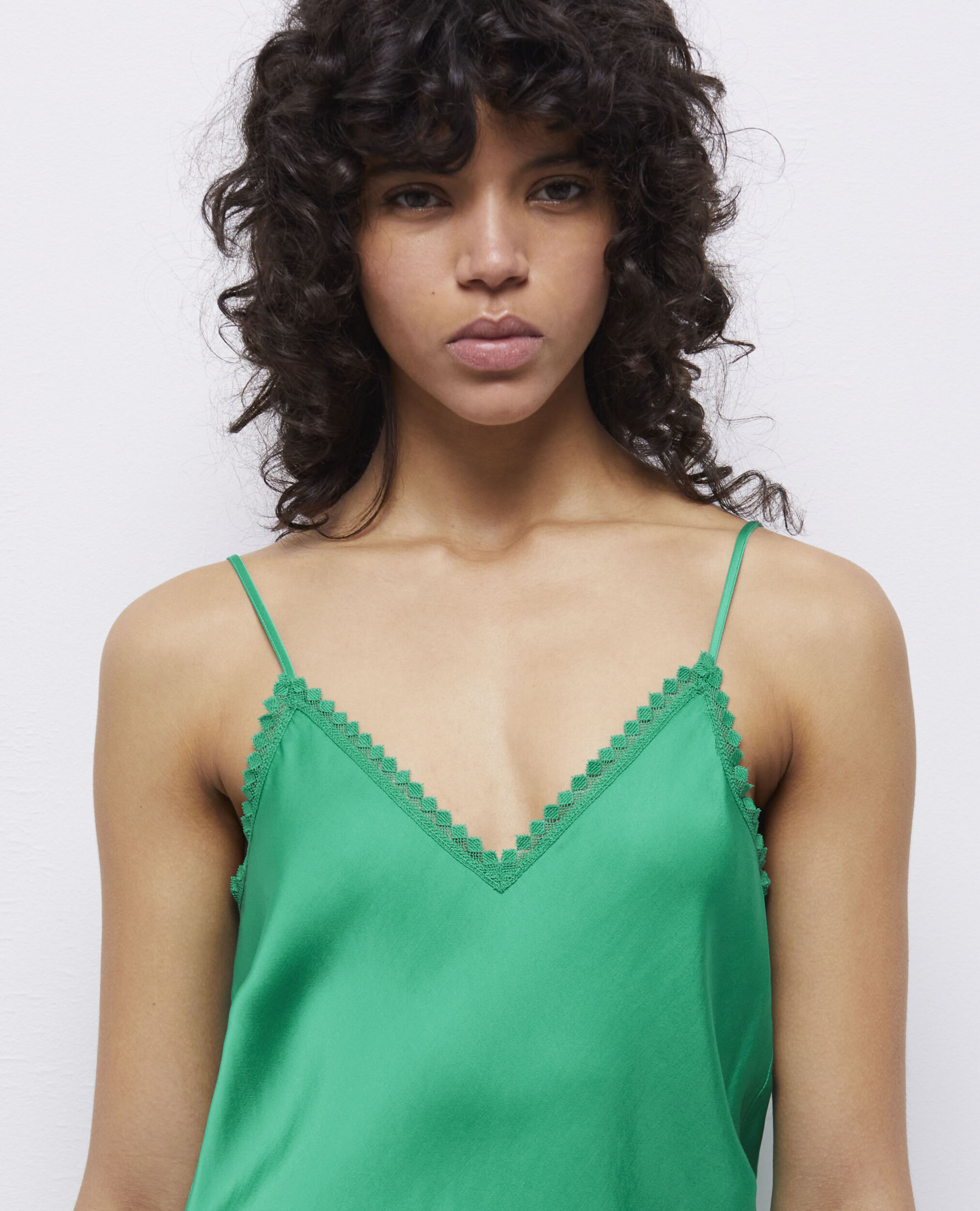 Green camisole shop