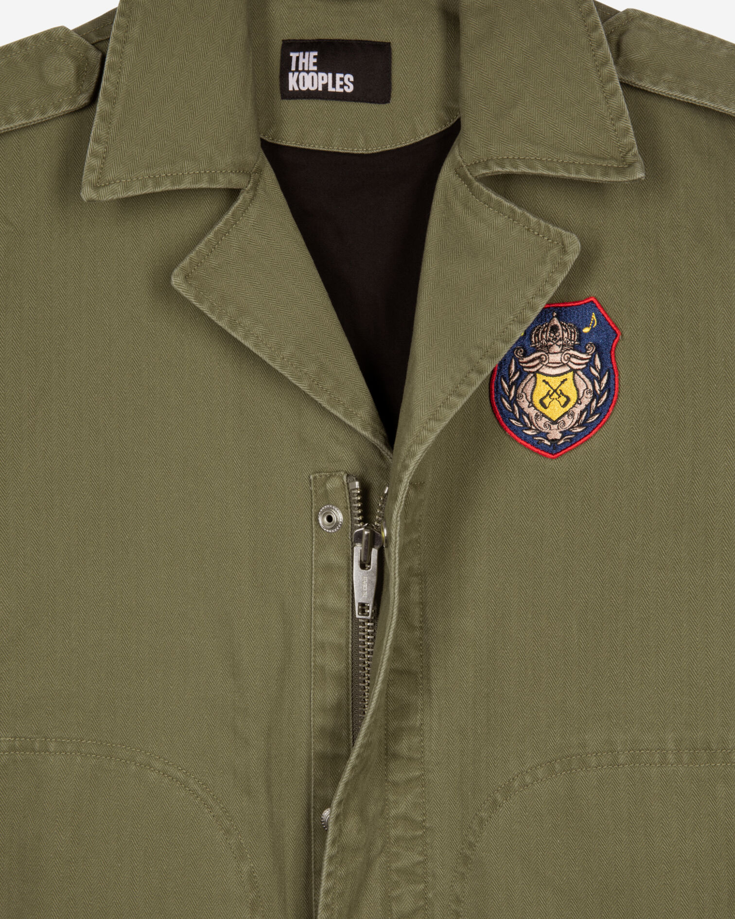 Jacke im Offiziersstil khaki, KAKI, hi-res image number null