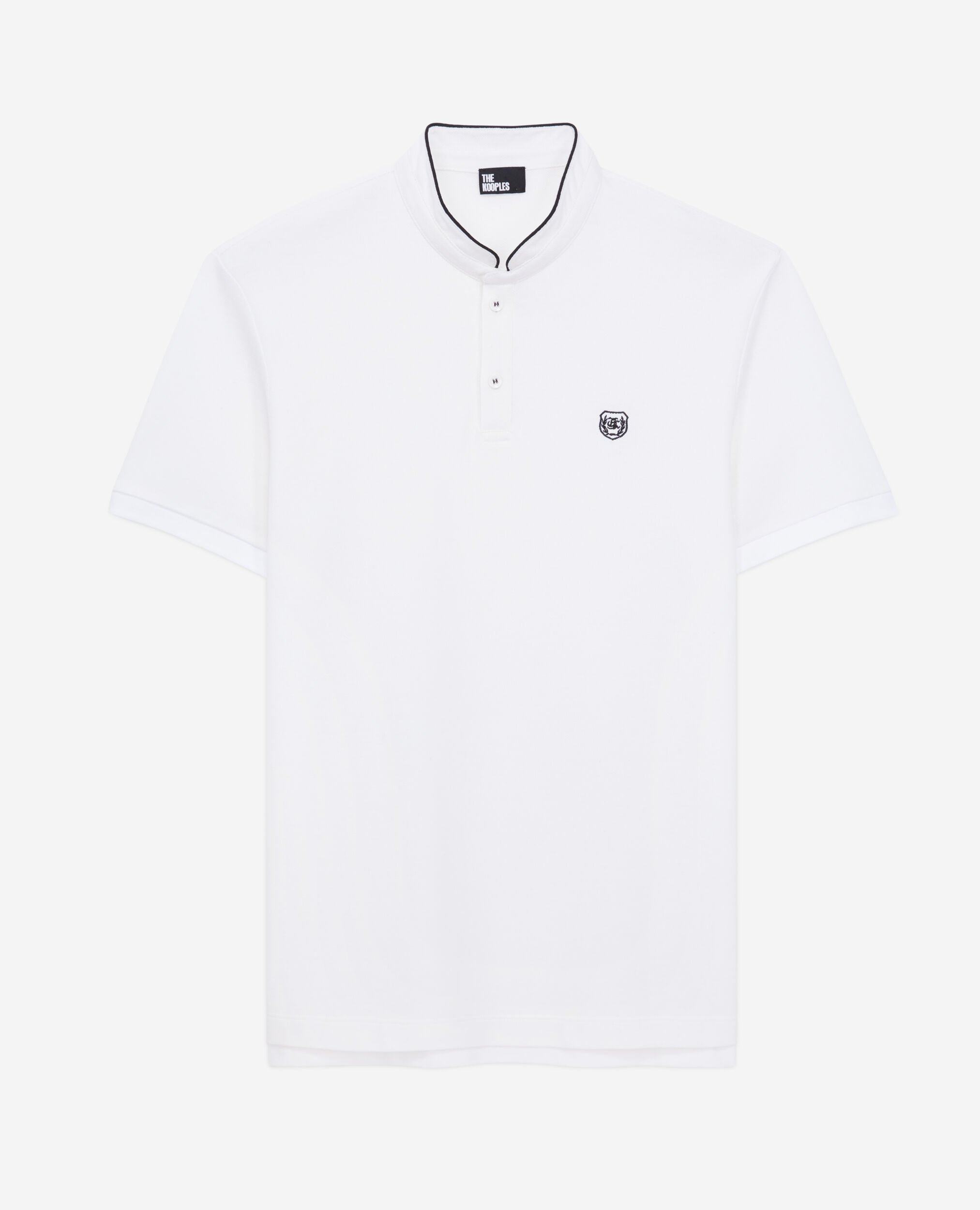 Weißes Poloshirt aus Baumwolle, WHITE, hi-res image number null