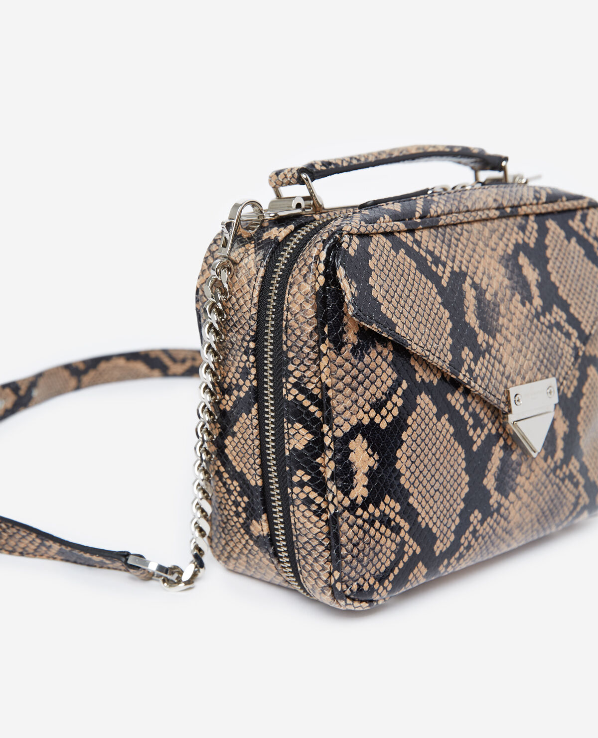 Python Handtasche mit ReiBverschluss Barbara