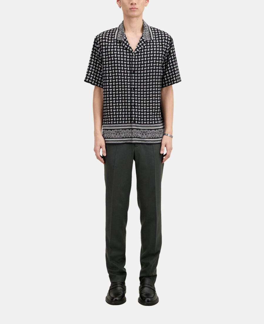 The Kooples H BLACK WHITE printed shirt