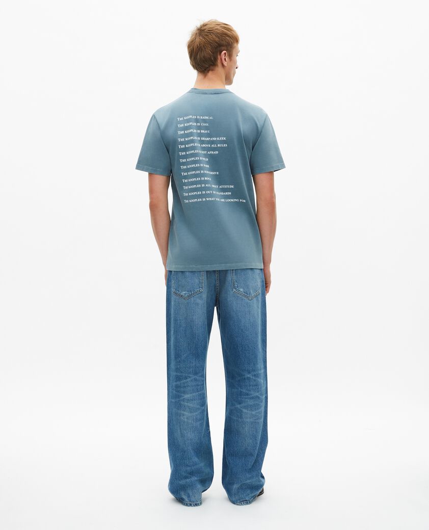 The Kooples HOMBRE BLUE GREY what is camiseta azul