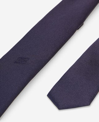 The Kooples MEN NAVY navy blue silk tie