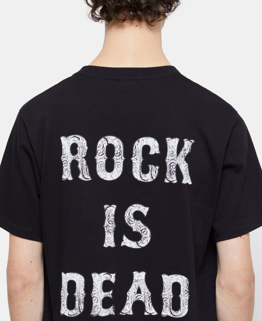 The Kooples HOMME BLACK t-shirt homme logo the kooples noir
