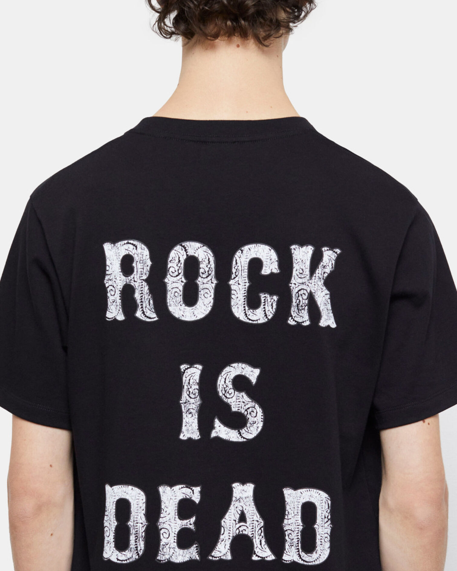 Camiseta logotipo The Kooples negra para hombre, BLACK, hi-res image number null